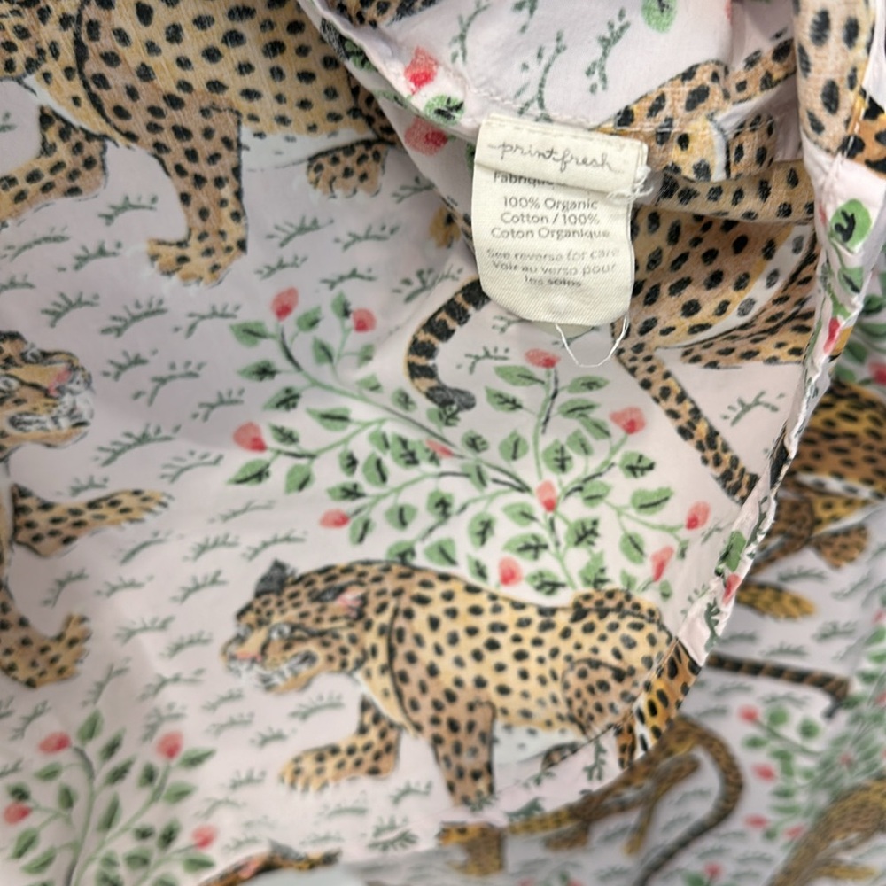 Print Fresh Bagheera Blush Long Pajamas Sleep Set Women's Cotton Sz Xs - Picture 7 of 10